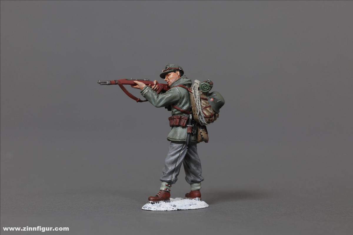 Thomas Gunn Miniatures Gebirgsjäger - schiessend (Winter)