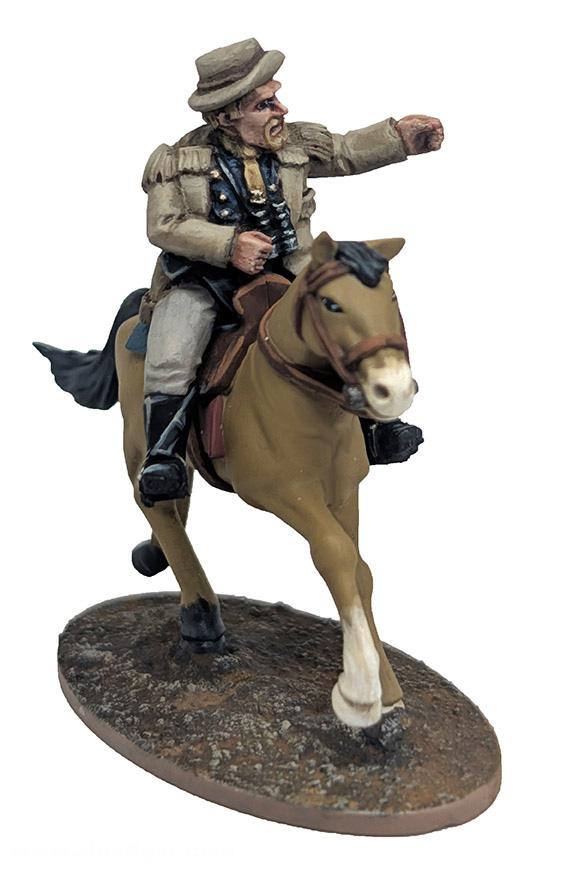 Plastic Invasion General George R. Shaw zu Pferd