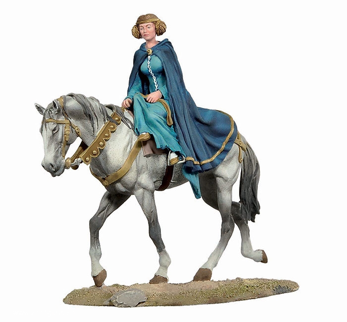 Andrea Miniatures Dame zu Pferd