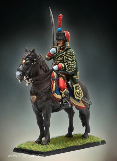 Andrea Miniatures Husaren-Offizier zu Pferd