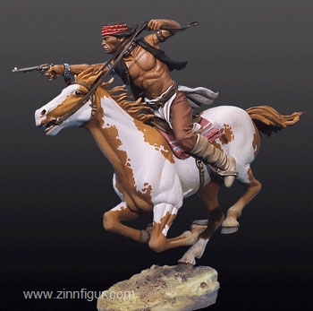 Andrea Miniatures Apache zu Pferd