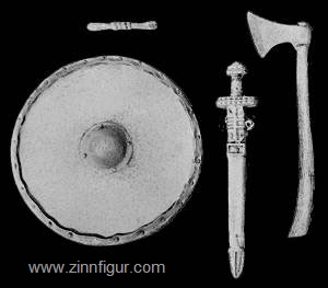 Andrea Miniatures Wikingerwaffen für 90 mm Figuren