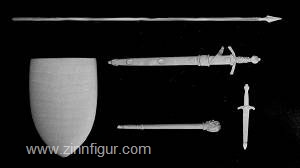 Andrea Miniatures Mittelalterliche Waffen für 90 mm Figuren