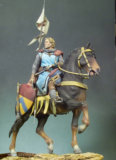 Andrea Miniatures Kreuzritter zu Pferd