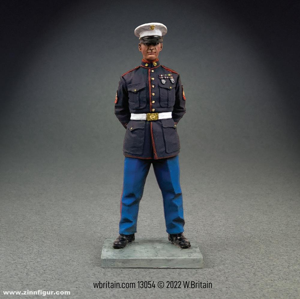 W. Britain US Marine in Blauer Uniform