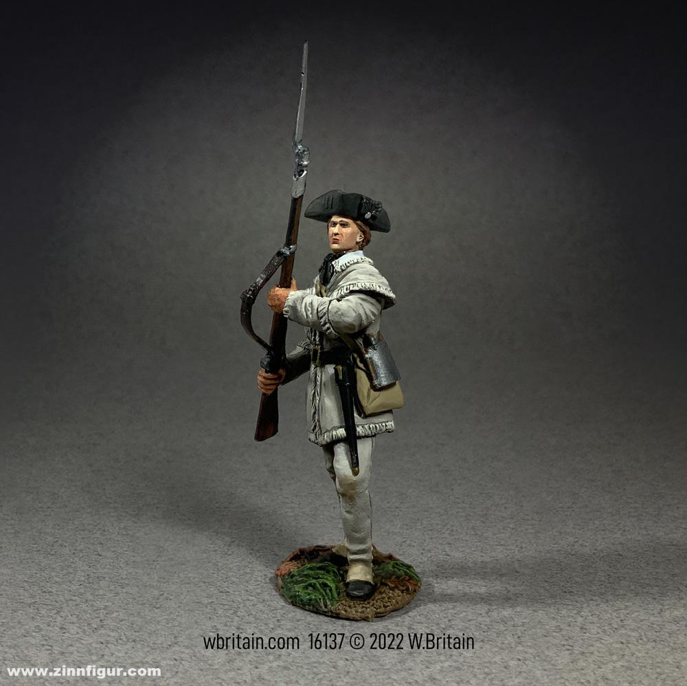 W. Britain Soldat in Jagdhemd - Continantal Army - 1777-83