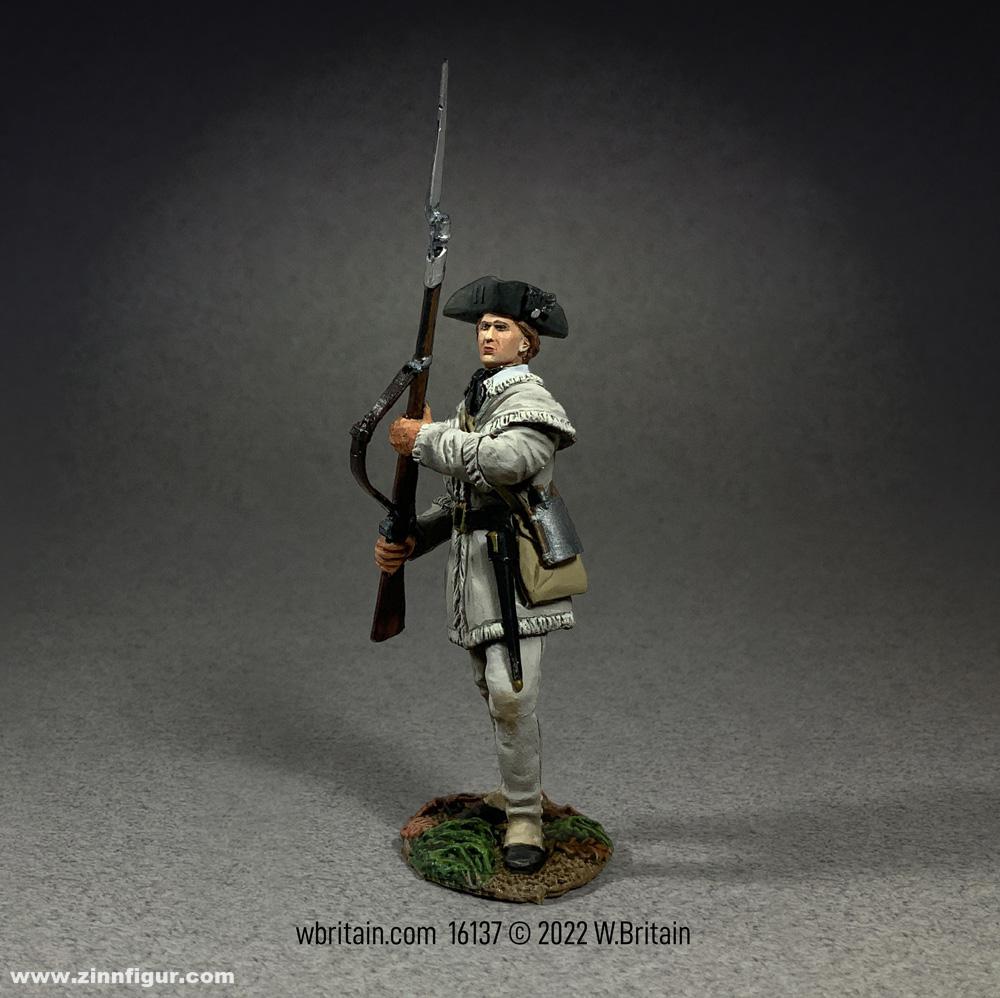 W. Britain Soldat in Jagdhemd - Continantal Army - 1777-83