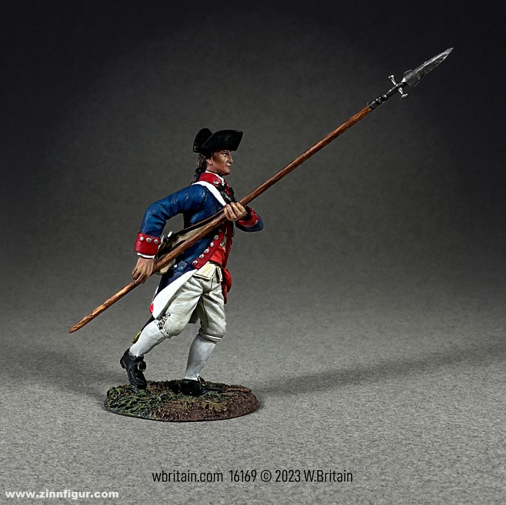 W. Britain Kompanie-Offizier - 1st American Regt. - 1777-87