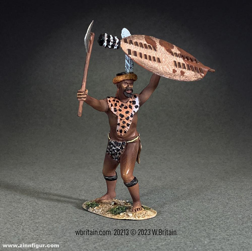 W. Britain Zulu-Krieger Offizier mit Axt
