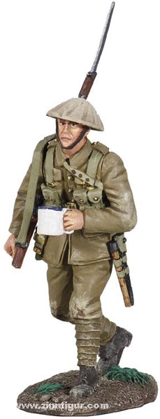 W. Britain Britischer Infanterist mit Tasse voll Tee