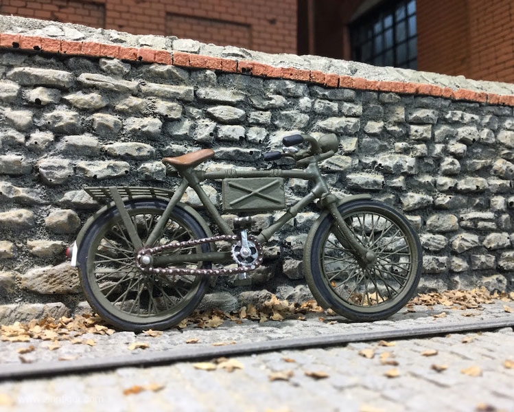 W. Britain Deutsches Fahrrad - 2 . Weltkrieg