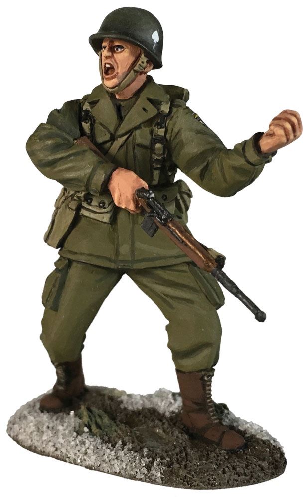 W. Britain US 101st Fallschirmjäger Offizier in M43 Jacke - Winter 1944-45