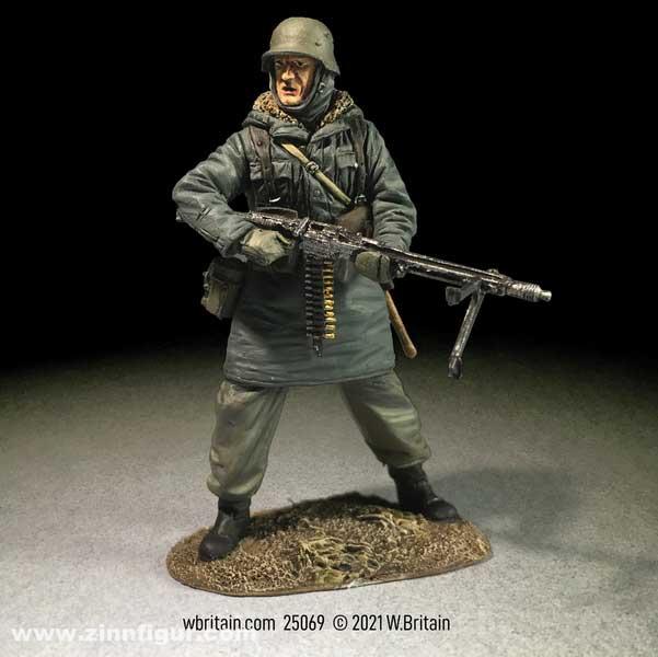W. Britain Grenadier in Parka mit MG42 - Kharkov