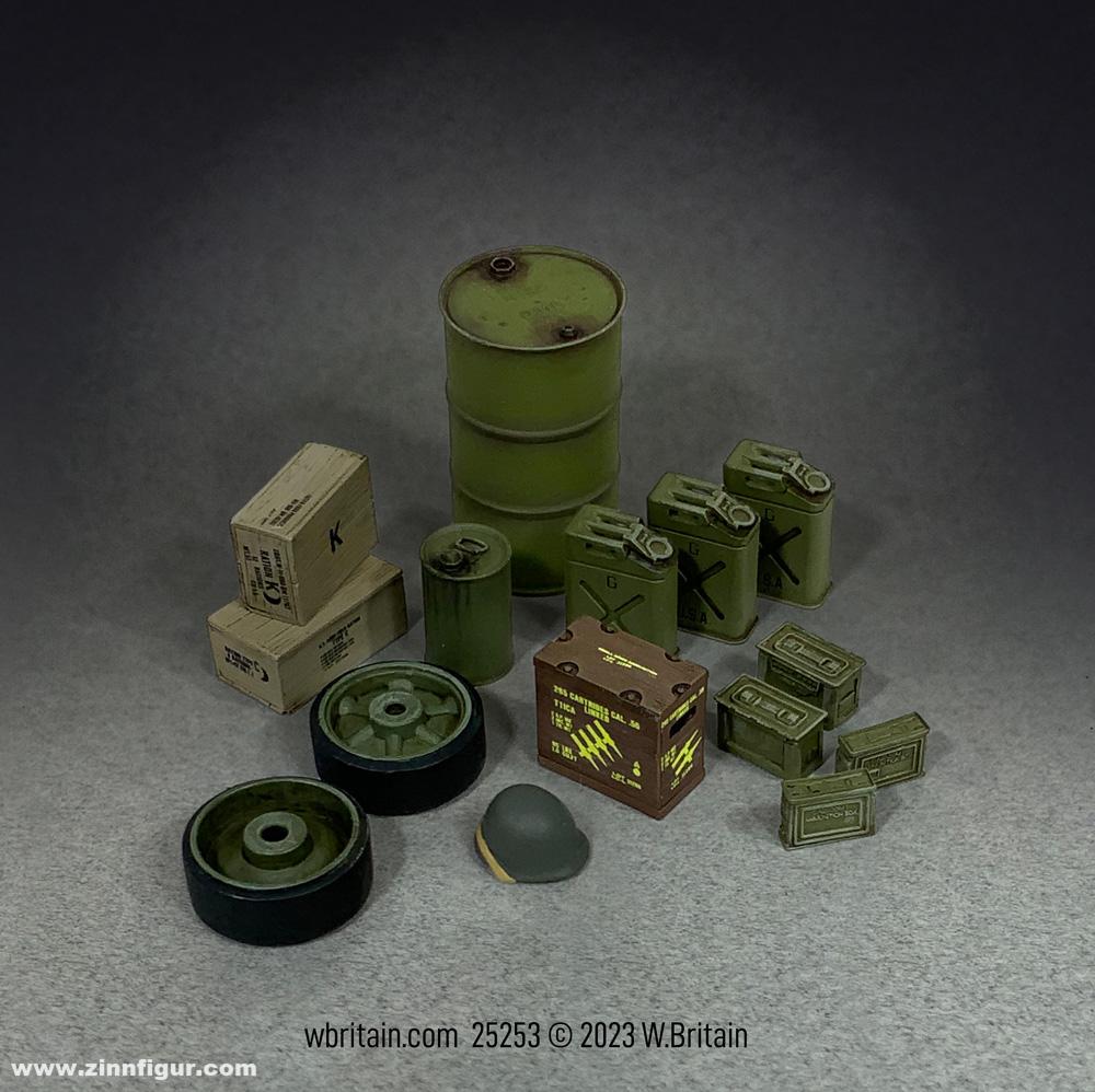 W. Britain US Panzer-Zubehör Set 1