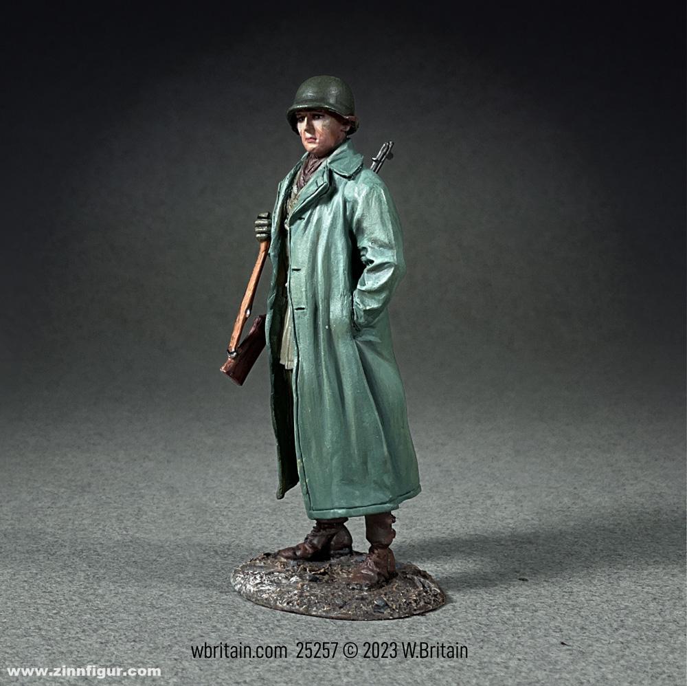 W. Britain US Infanterist in Regenmantel