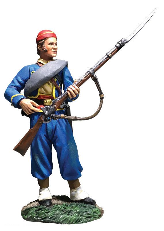 W. Britain Zouave - nach Zundkäppchen greifend - 146th NY