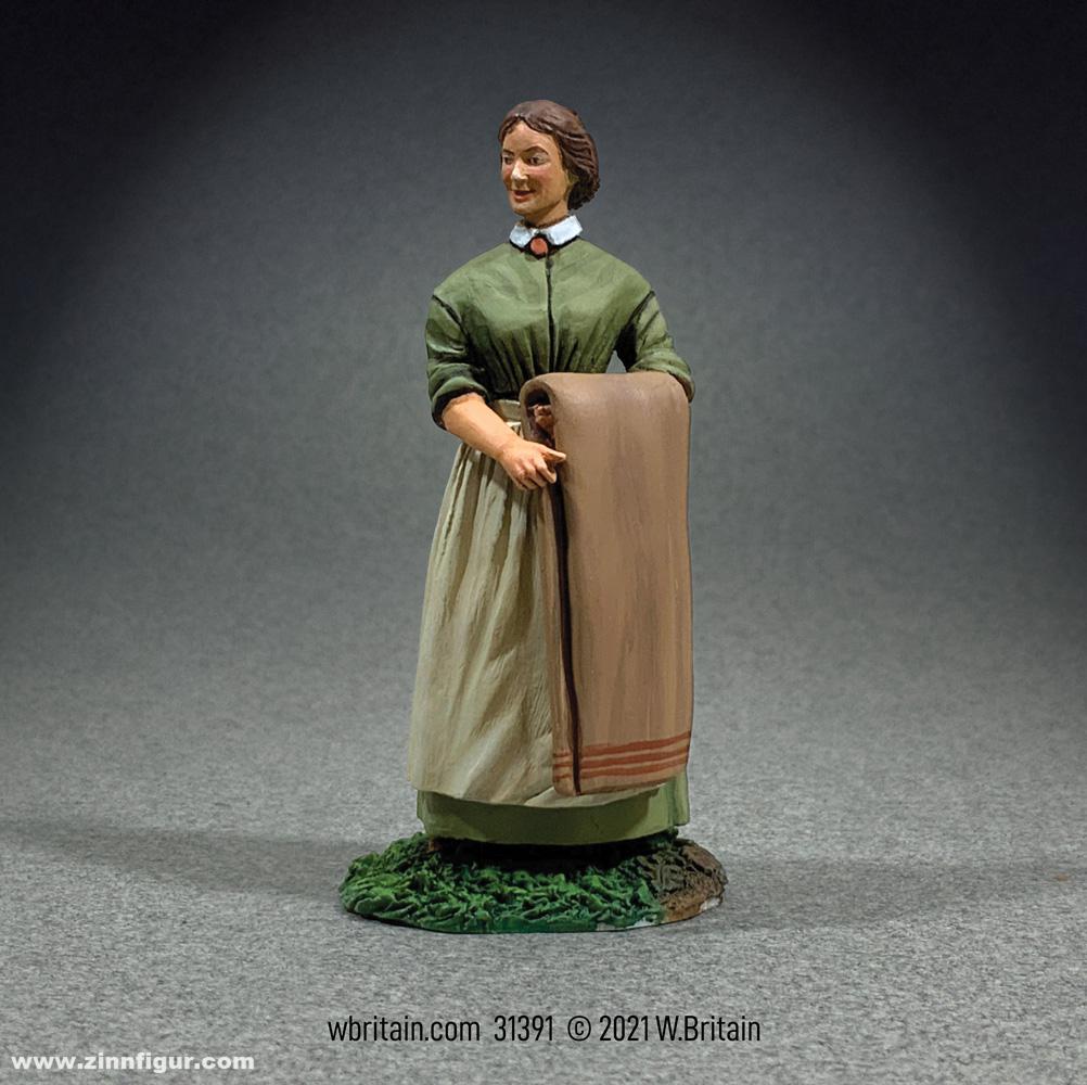 W. Britain Frau mit Decke