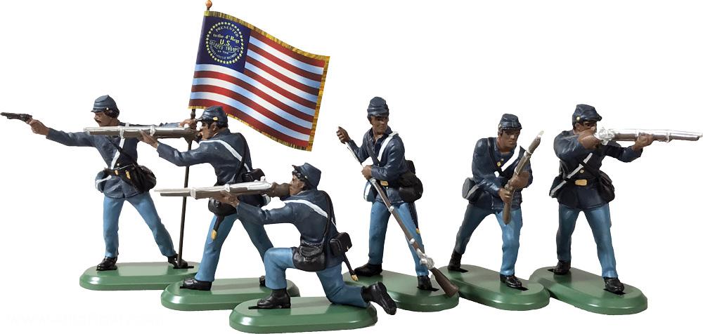 W. Britain Unions-Infanterie (48 Figuren)