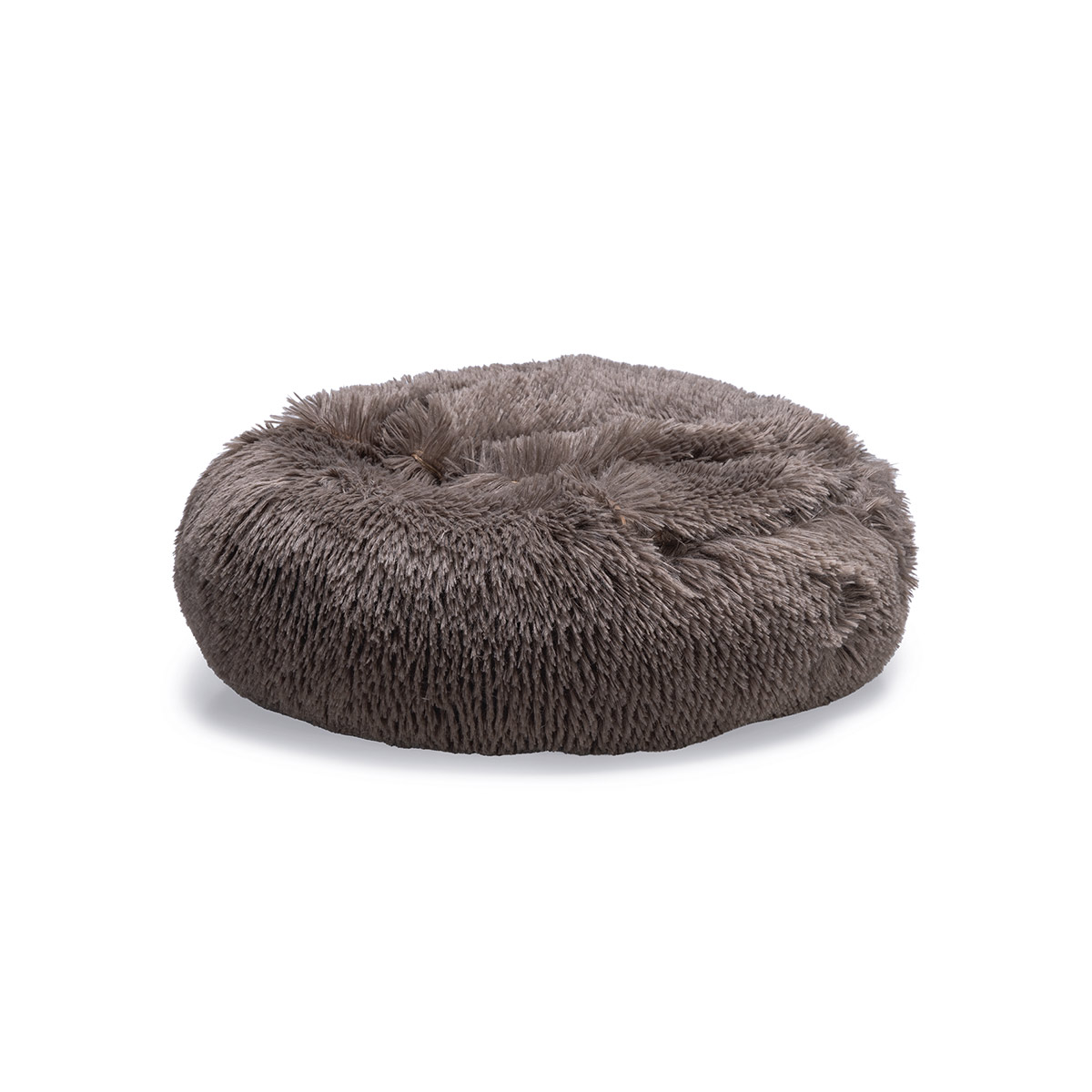 Beeztees Yala Hundebett Braun Plüsch Ø 50 cm