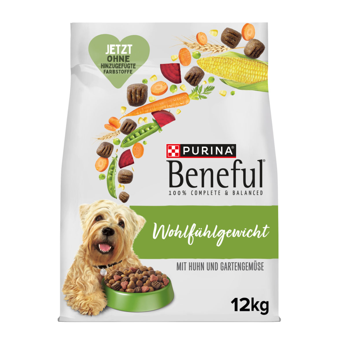 PURINA BENEFUL Wohlfühlgewicht, Huhn & Gemüse 12 kg