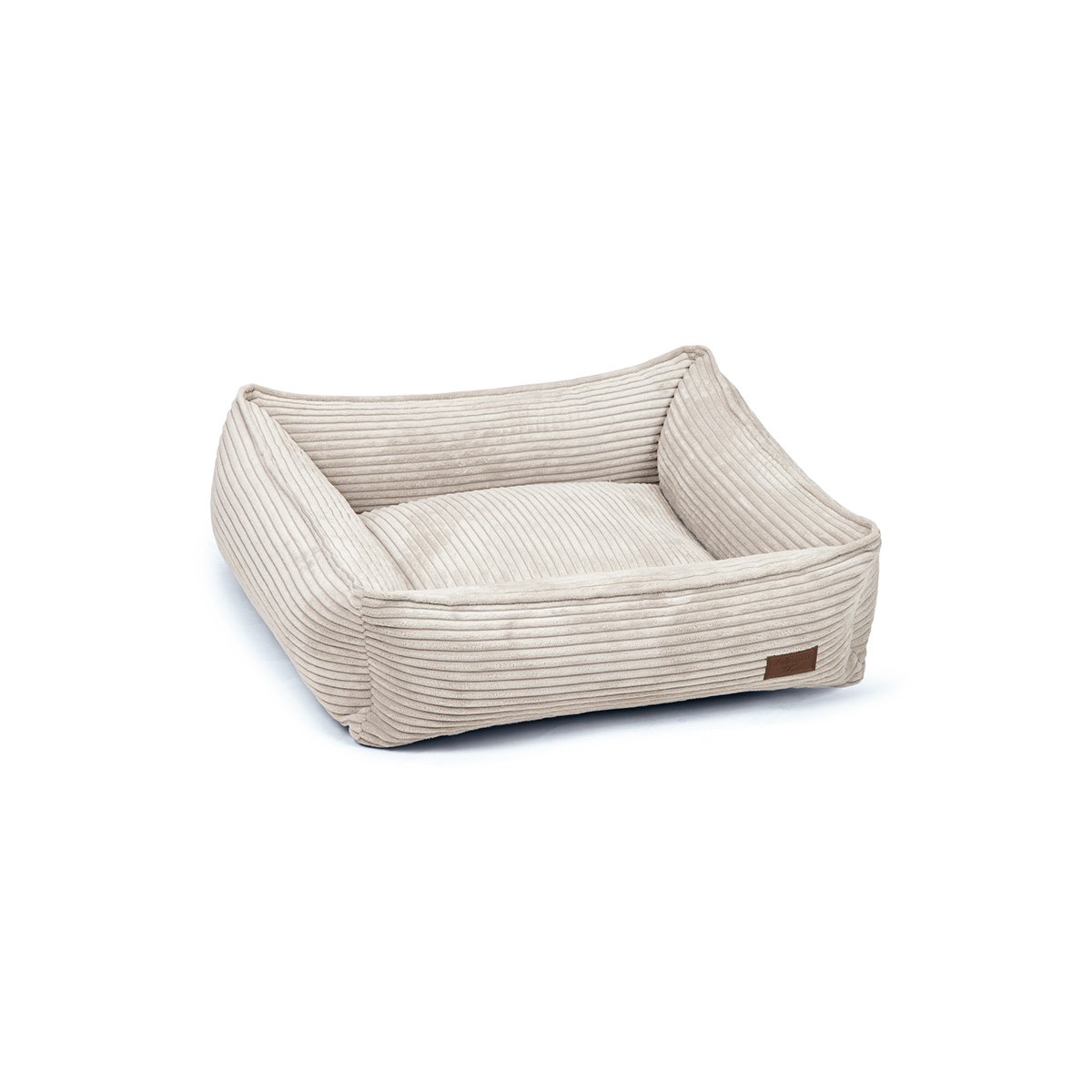 Designed by Lotte Hundebett Cord Ribbed hellgrau 65x60x20cm