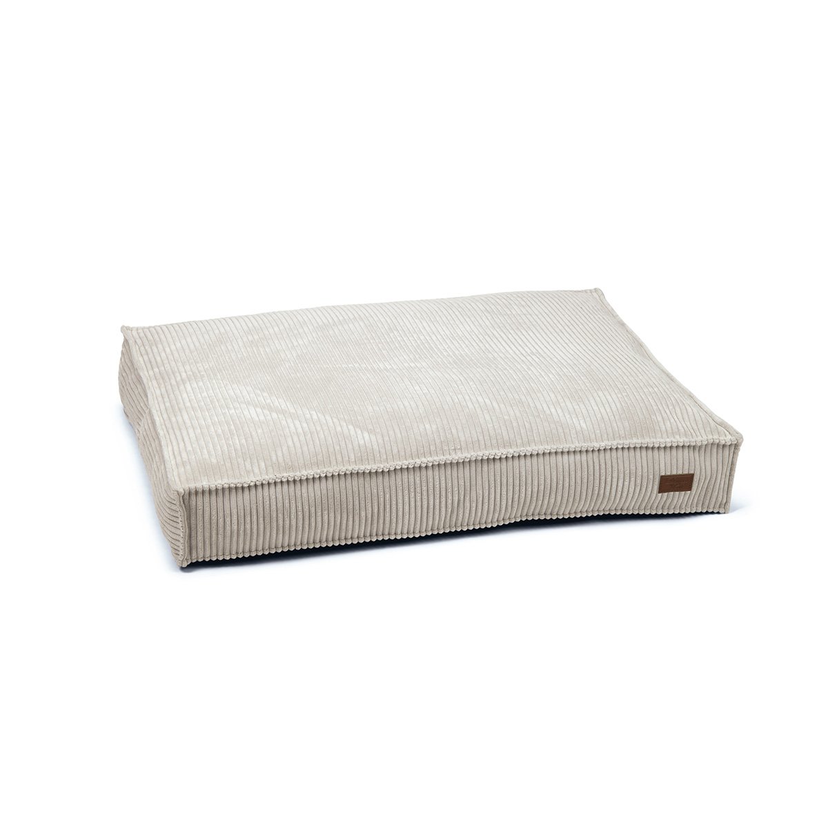 Designed by Lotte Hundekissen Cord Ribbed hellgrau 100x70x15cm