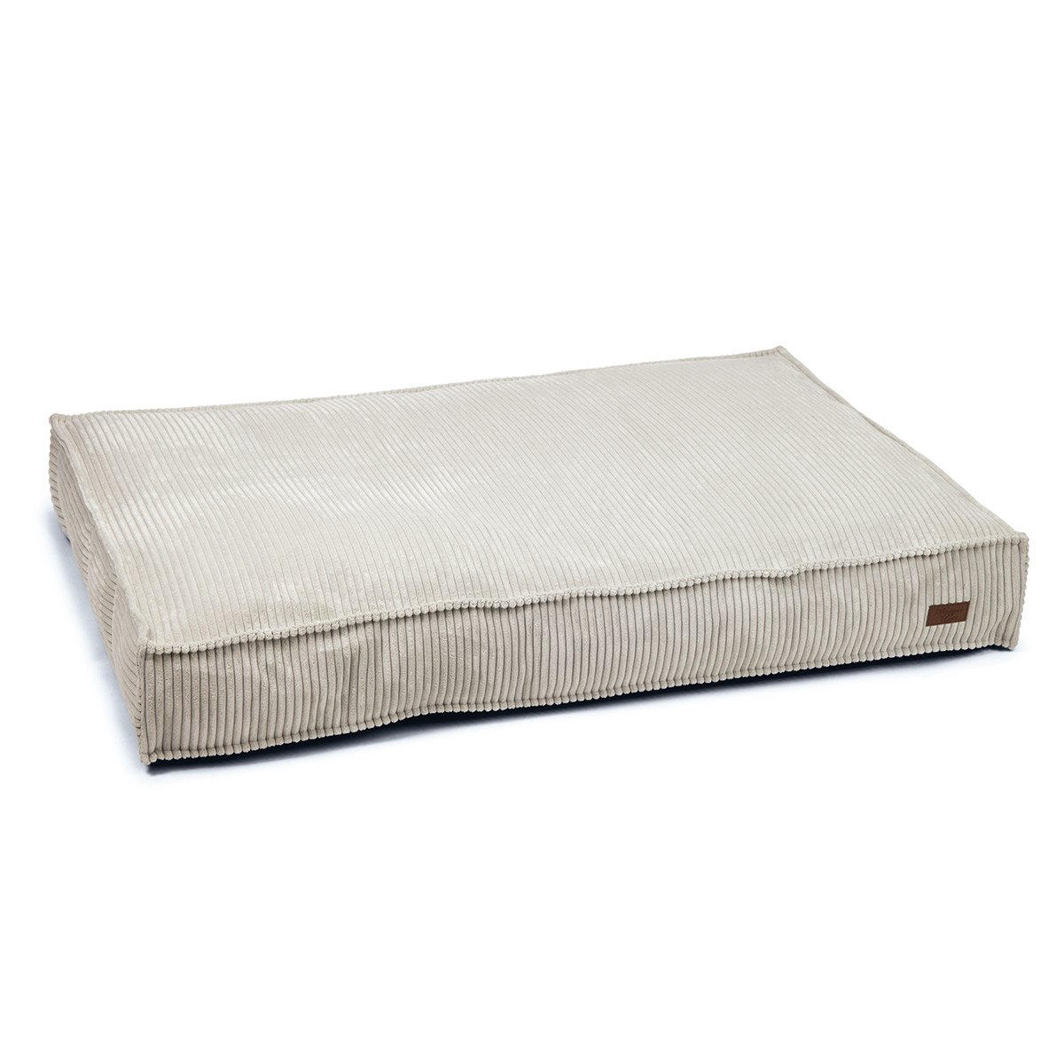 Designed by Lotte Hundekissen Cord Ribbed hellgrau 120x80x15cm