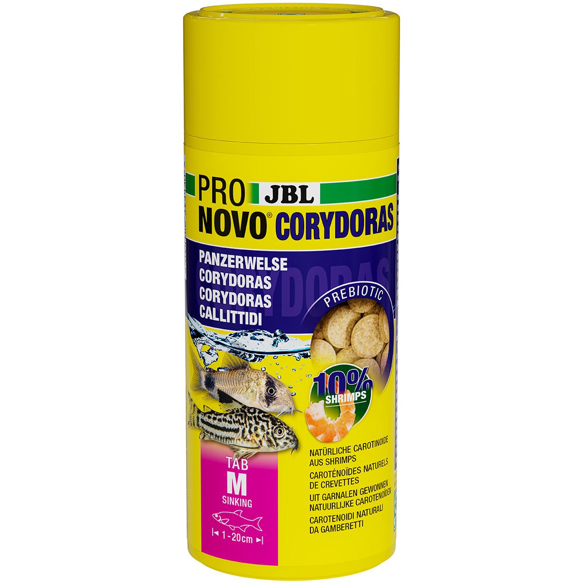 JBL ProNovo Corydoras Tabs M für Panzerwelse 250ml