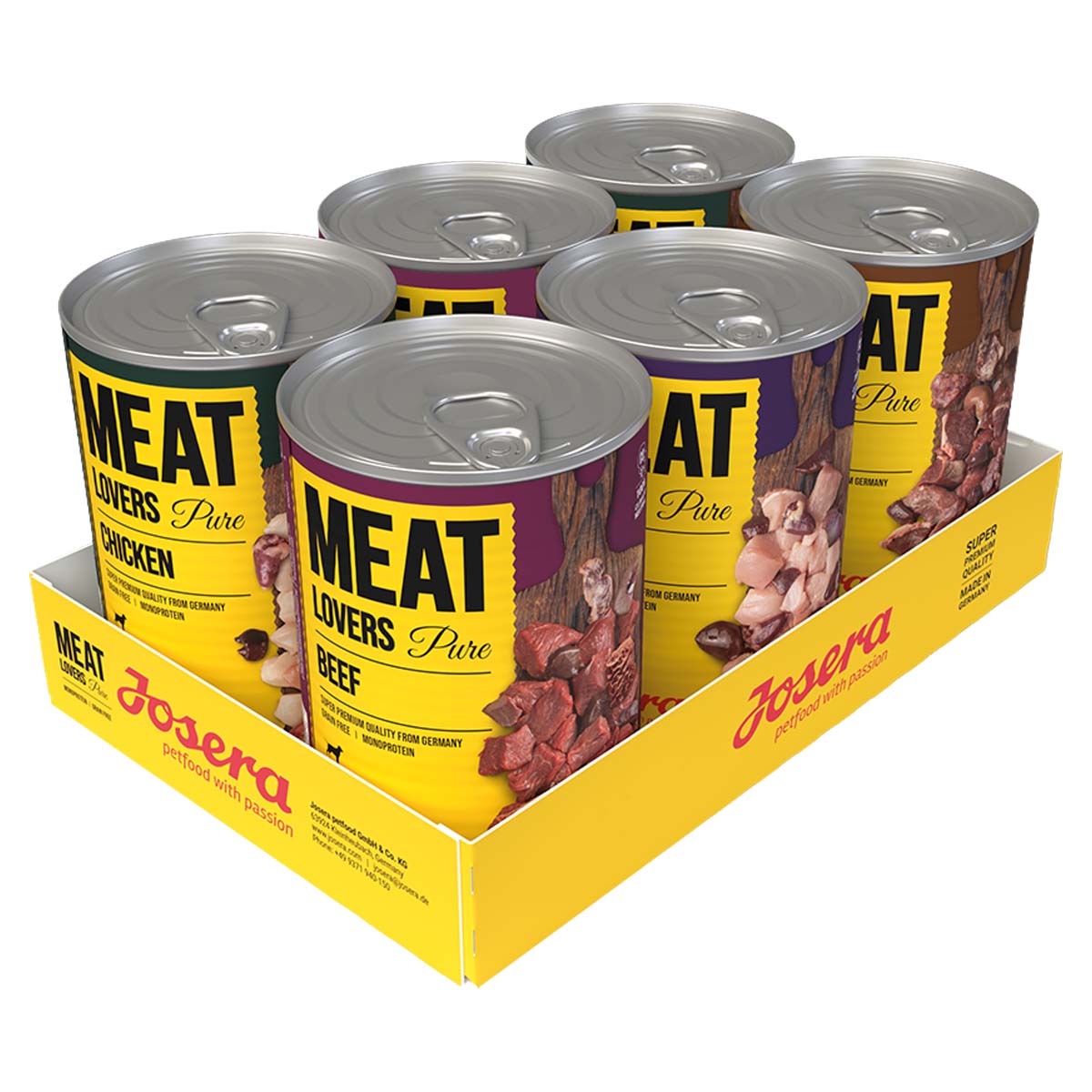 Josera Meat Lovers Pure Multipack 6x400g