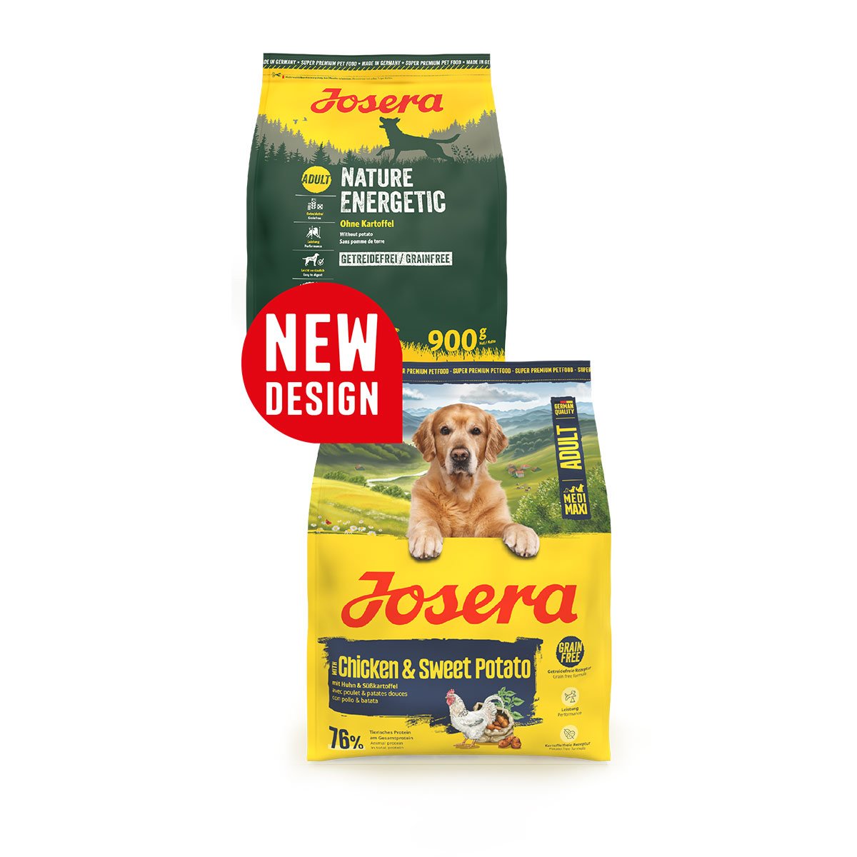 Josera Medi/Maxi Adult mit Huhn & Süßkartoffel 12,5 kg