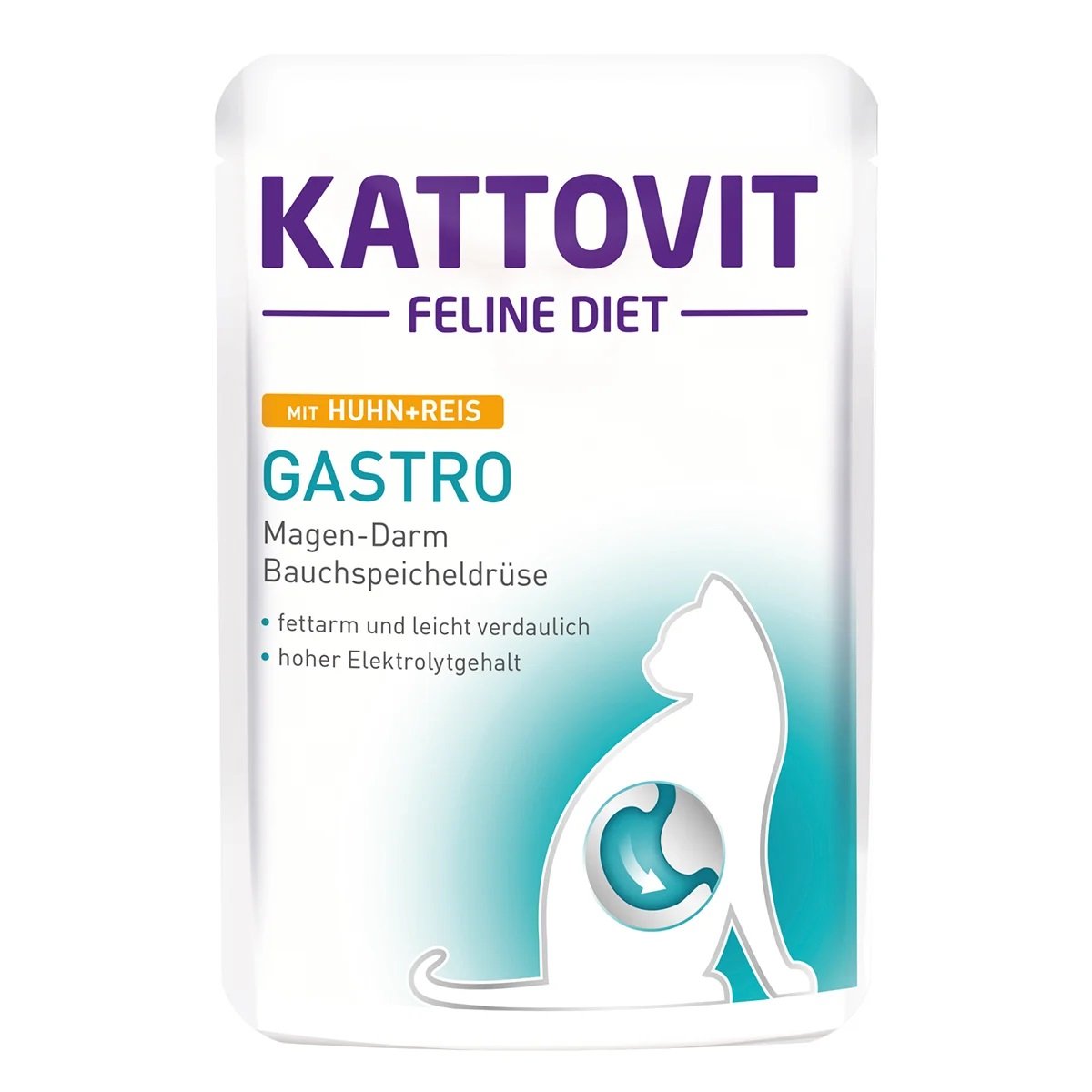 Kattovit Gastro Huhn + Reis 24x85g
