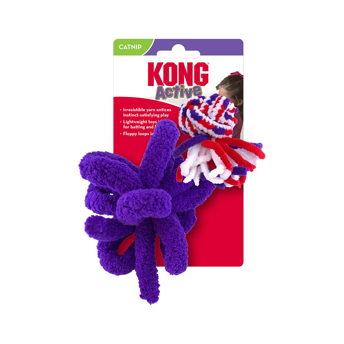 KONG Katzenspielzeug Active Rope 2er-Set