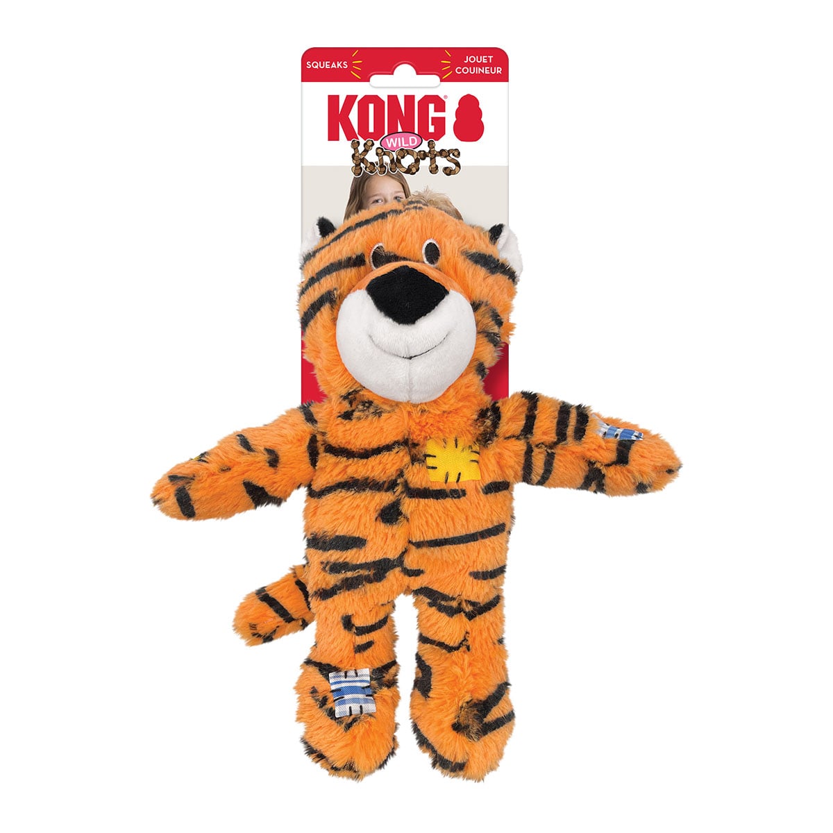 KONG Hundespielzeug Wild Knots Tiger M/L