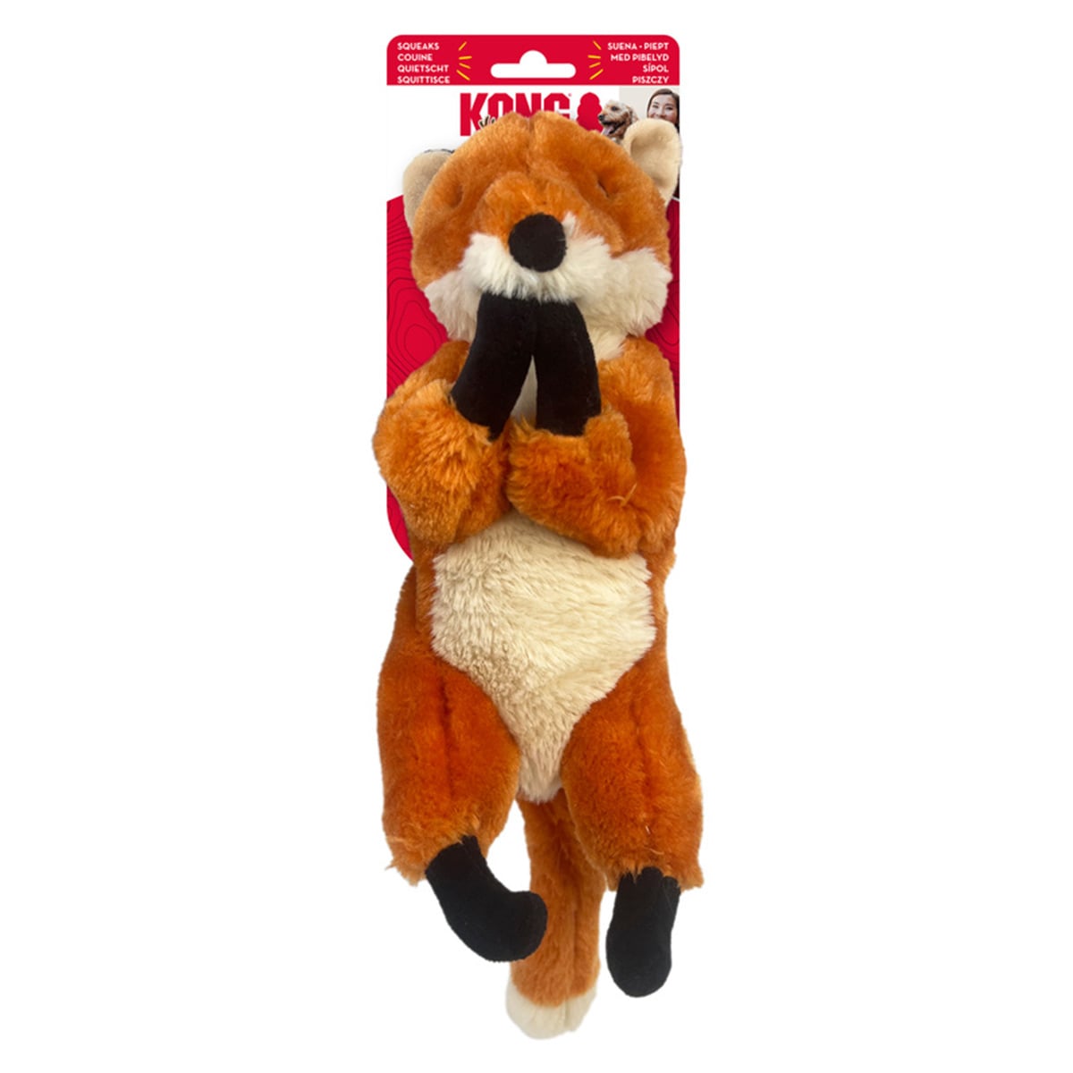 KONG Hundespielzeug Wild Low Stuff Fuchs