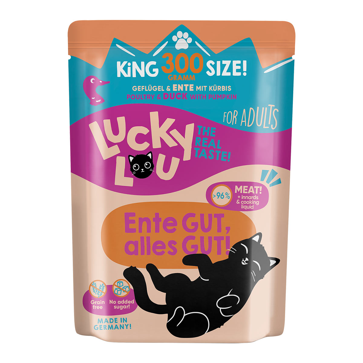 Lucky Lou Lifestage Adult Geflügel & Ente 6x300g