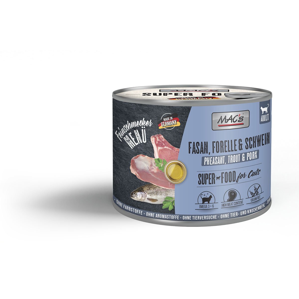 MAC's Cat Feinschmecker Fasan, Forelle & Schwein 6x200g