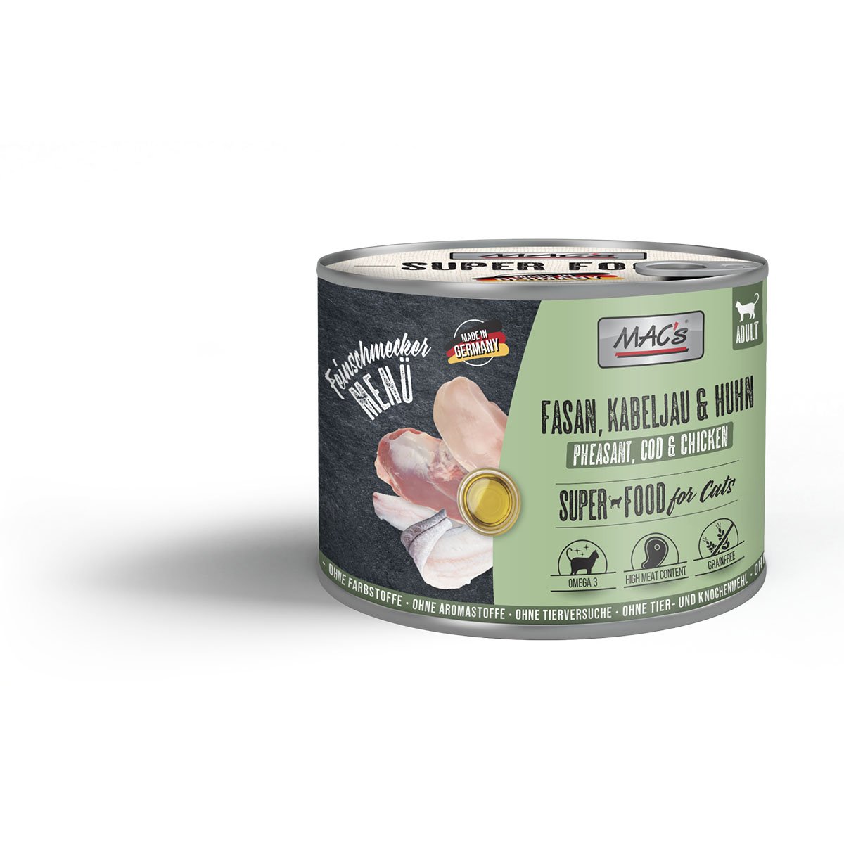 MAC's Cat Feinschmecker Fasan, Kabeljau & Huhn 6x200g