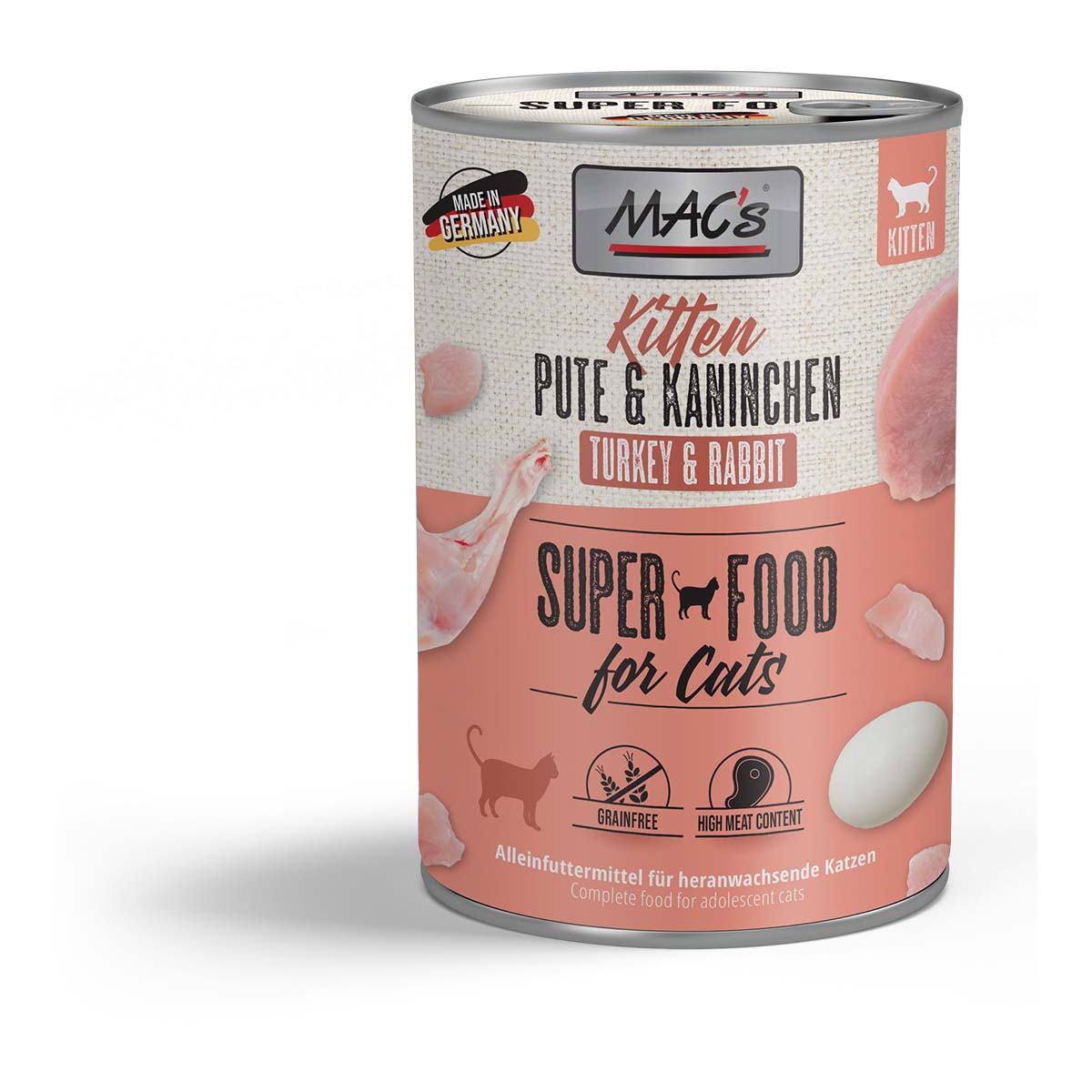 MAC's Cat Kitten Pute & Kaninchen 6x400g