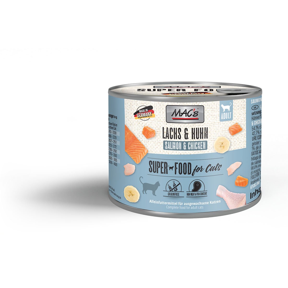 MAC's Cat Fleischmenü Lachs und Hühnchen 6x200g