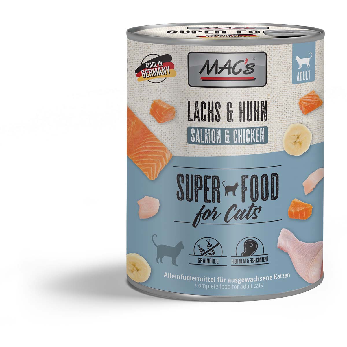 MAC's CAT Lachs & Huhn 6x800g