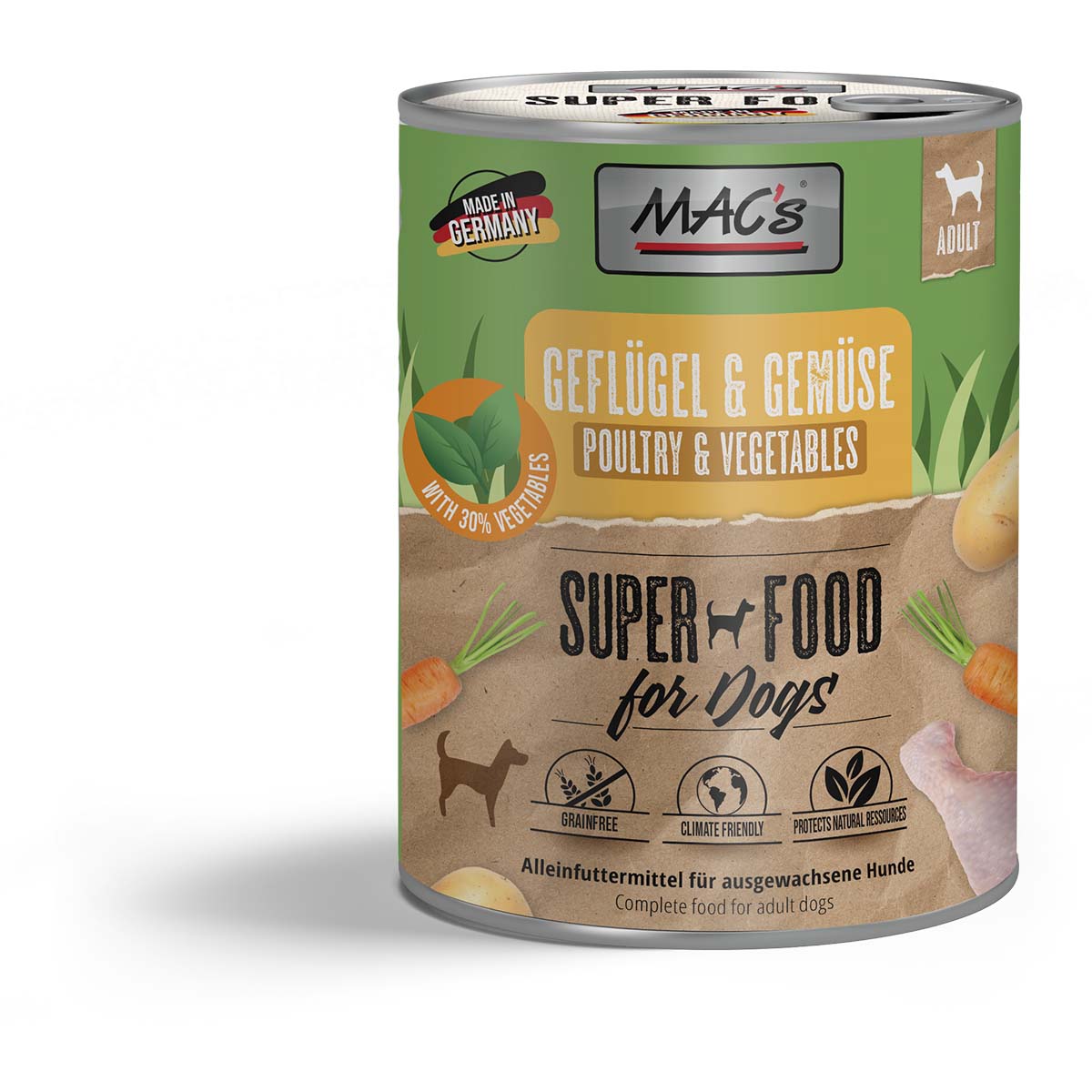 MAC's Dog Geflügel und Gemüse 6x800g
