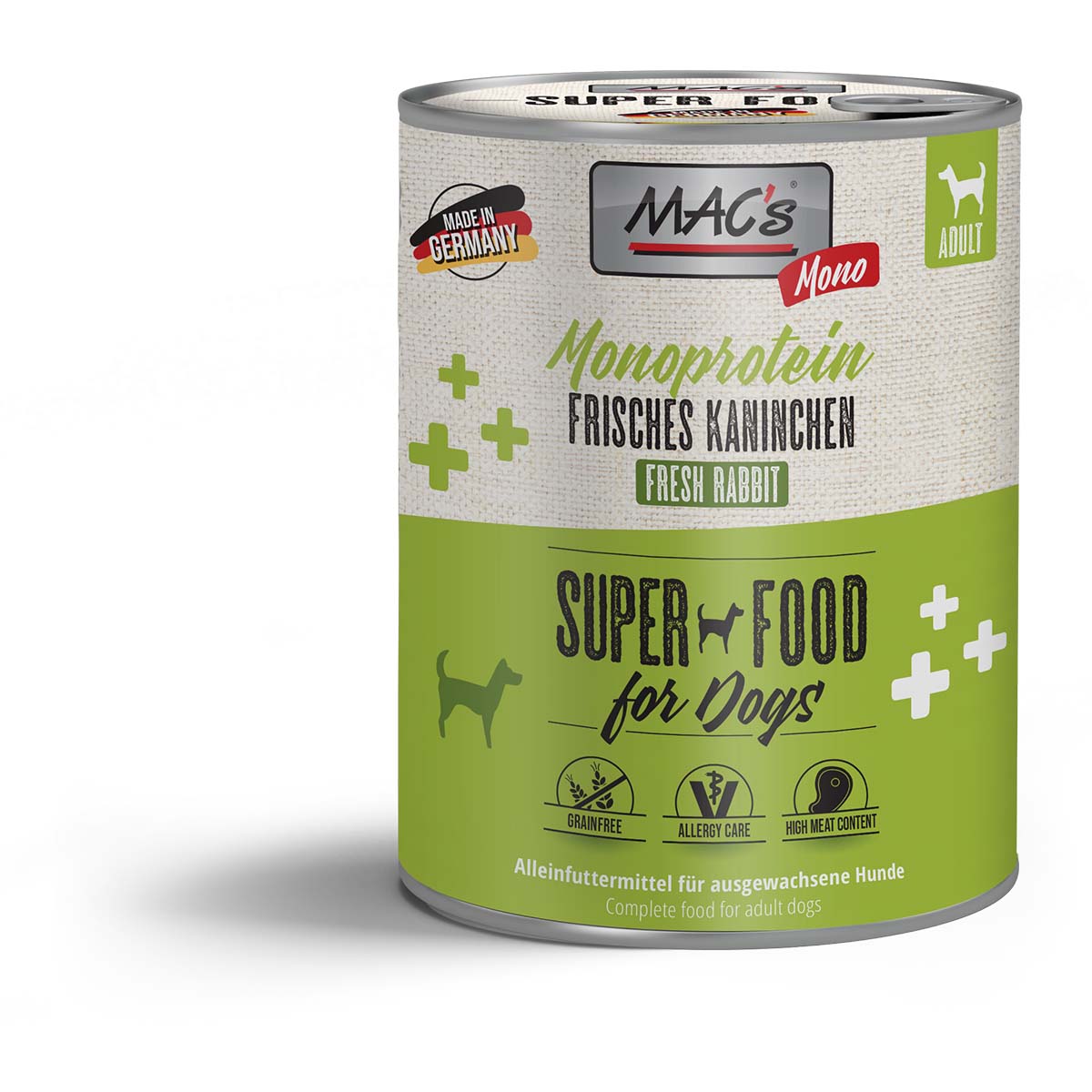 MAC's DOG Monoprotein Frisches Kaninchen 12x800g