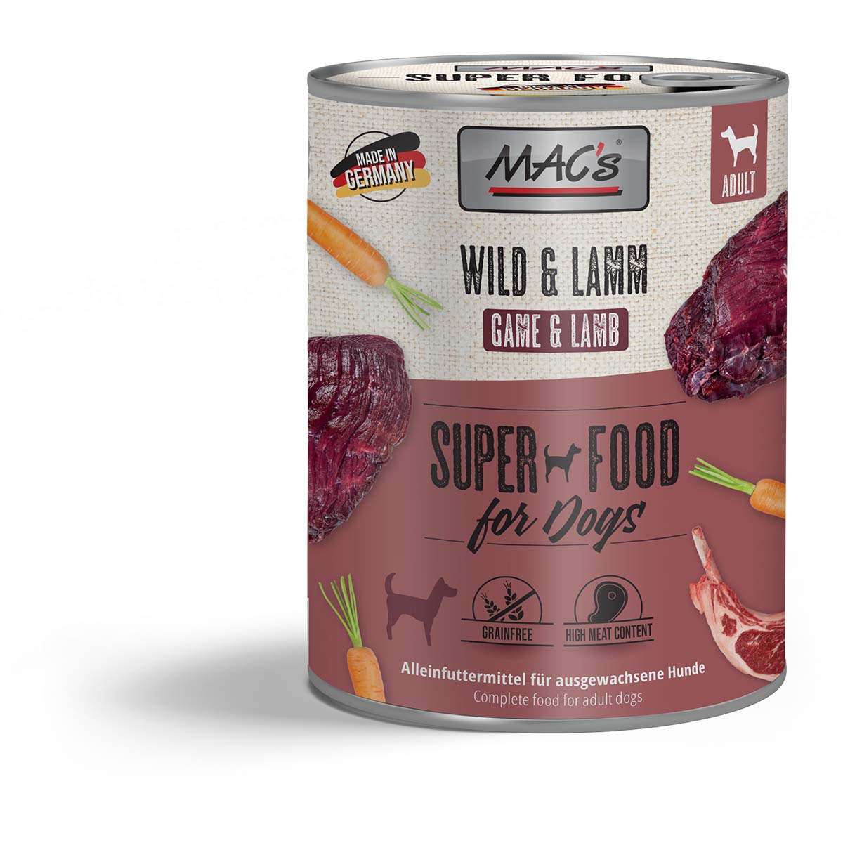 MAC's Dog Wild und Lamm 12x800g
