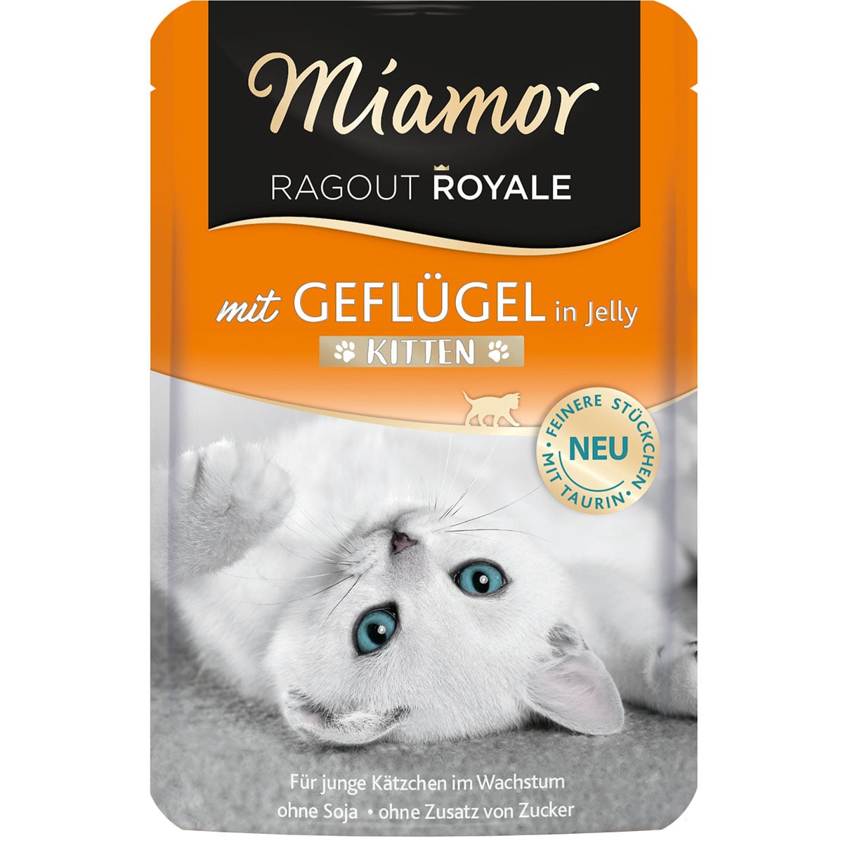 Miamor Ragout Royale Kitten Geflügel in Jelly 22x100g