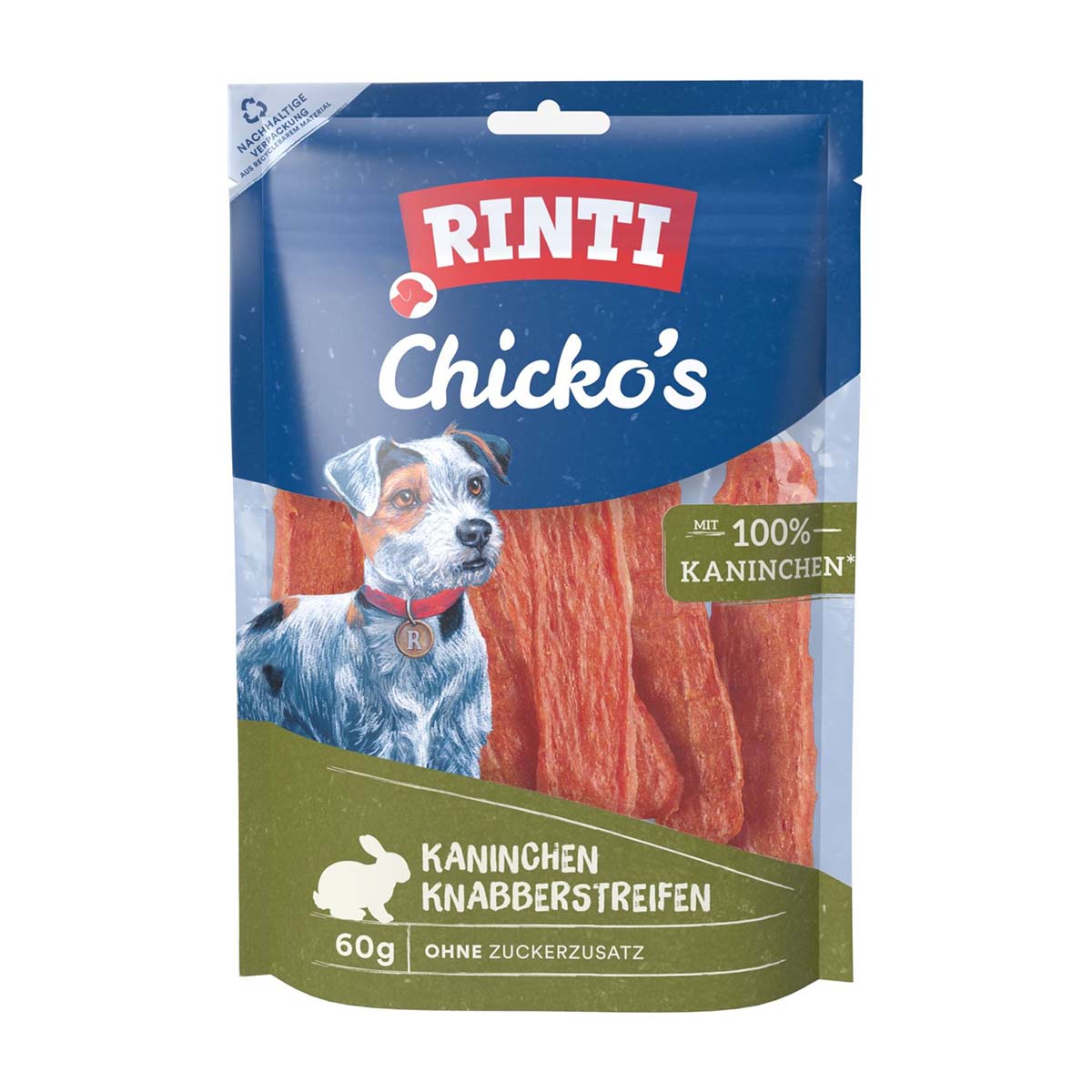 RINTI Chicko's Kaninchen Knabberstreifen 60 g