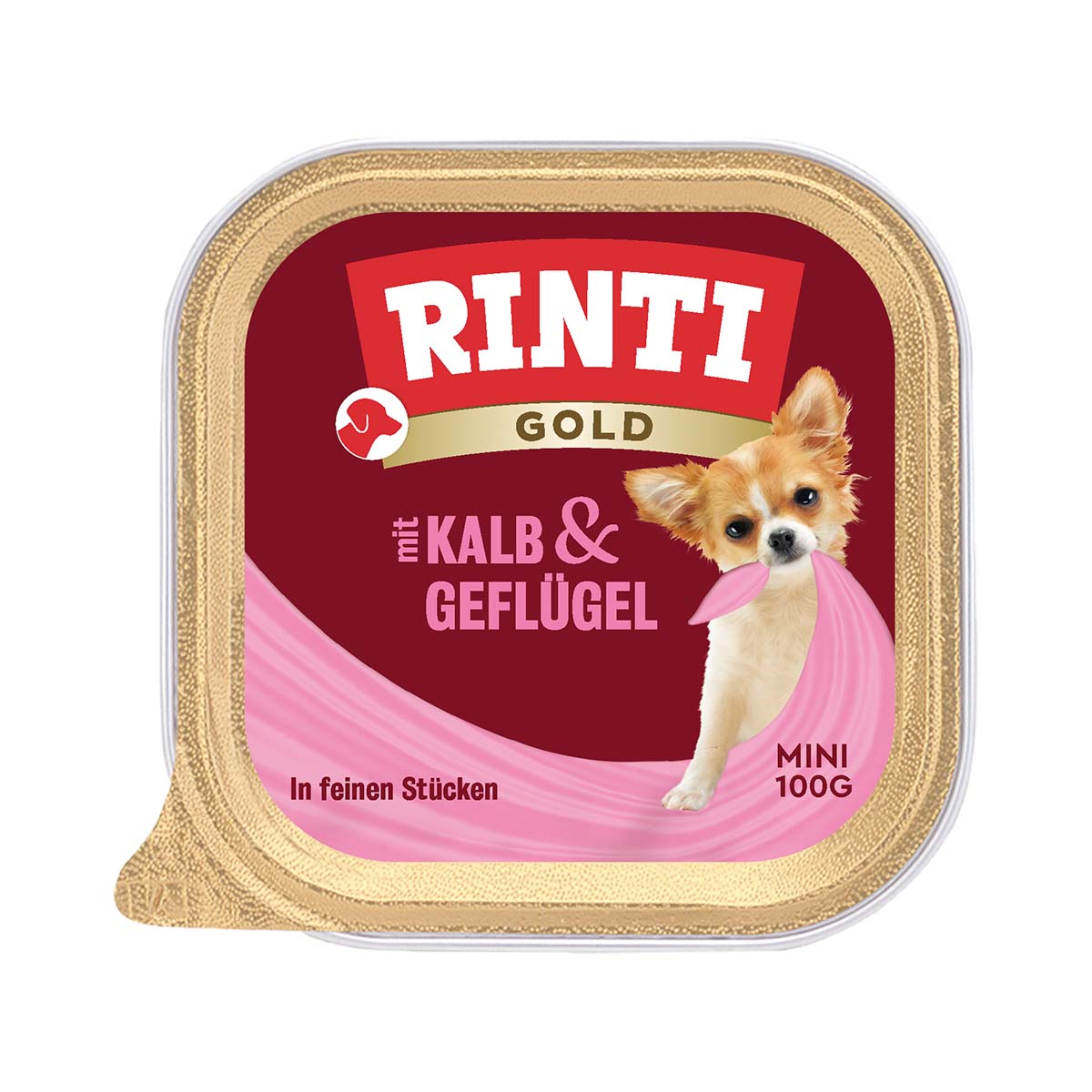 Rinti Gold Mini Kalb & Geflügel 16x100g