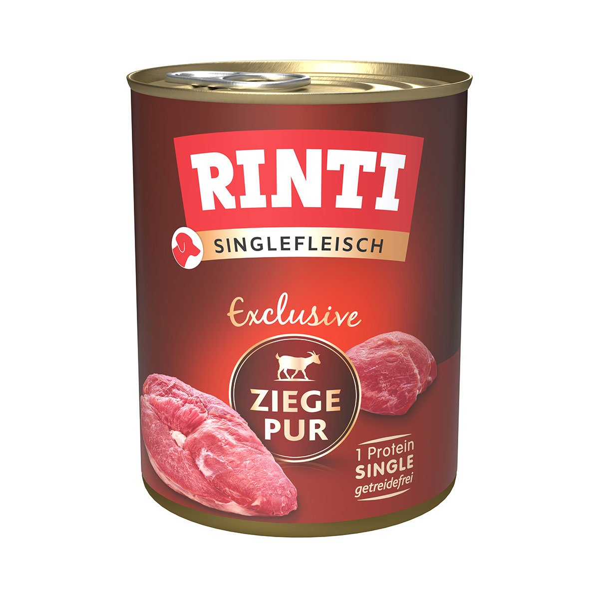 Rinti Singlefleisch Exclusive Ziege Pur 6x800g