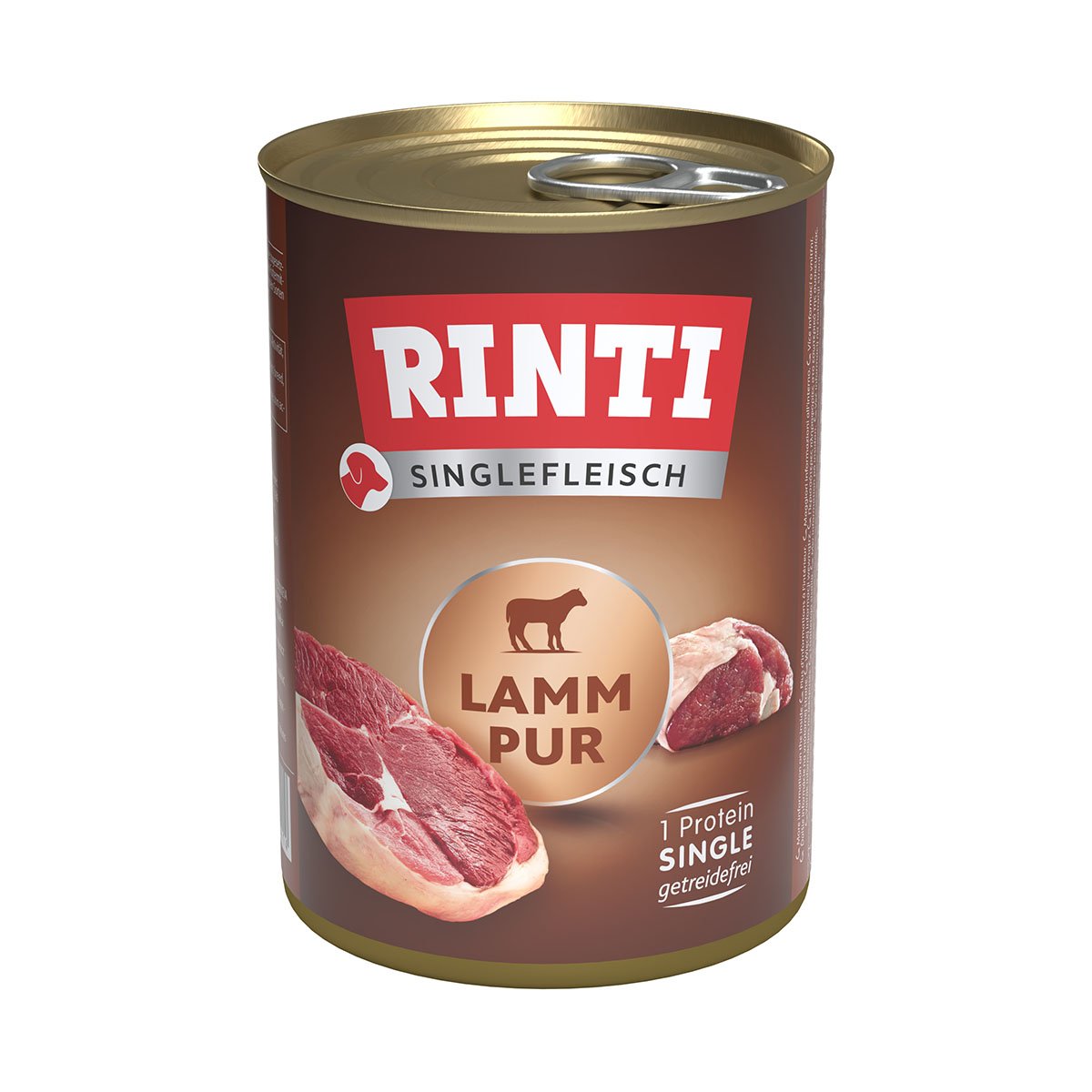 Rinti Singlefleisch Lamm pur 24x400g