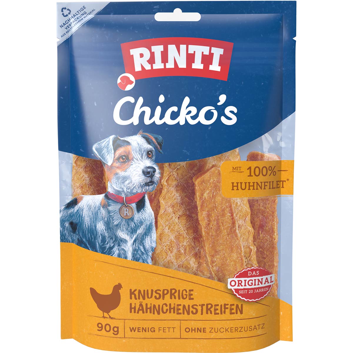 RINTI Chicko's Knusprige Hähnchenstreifen 90 g