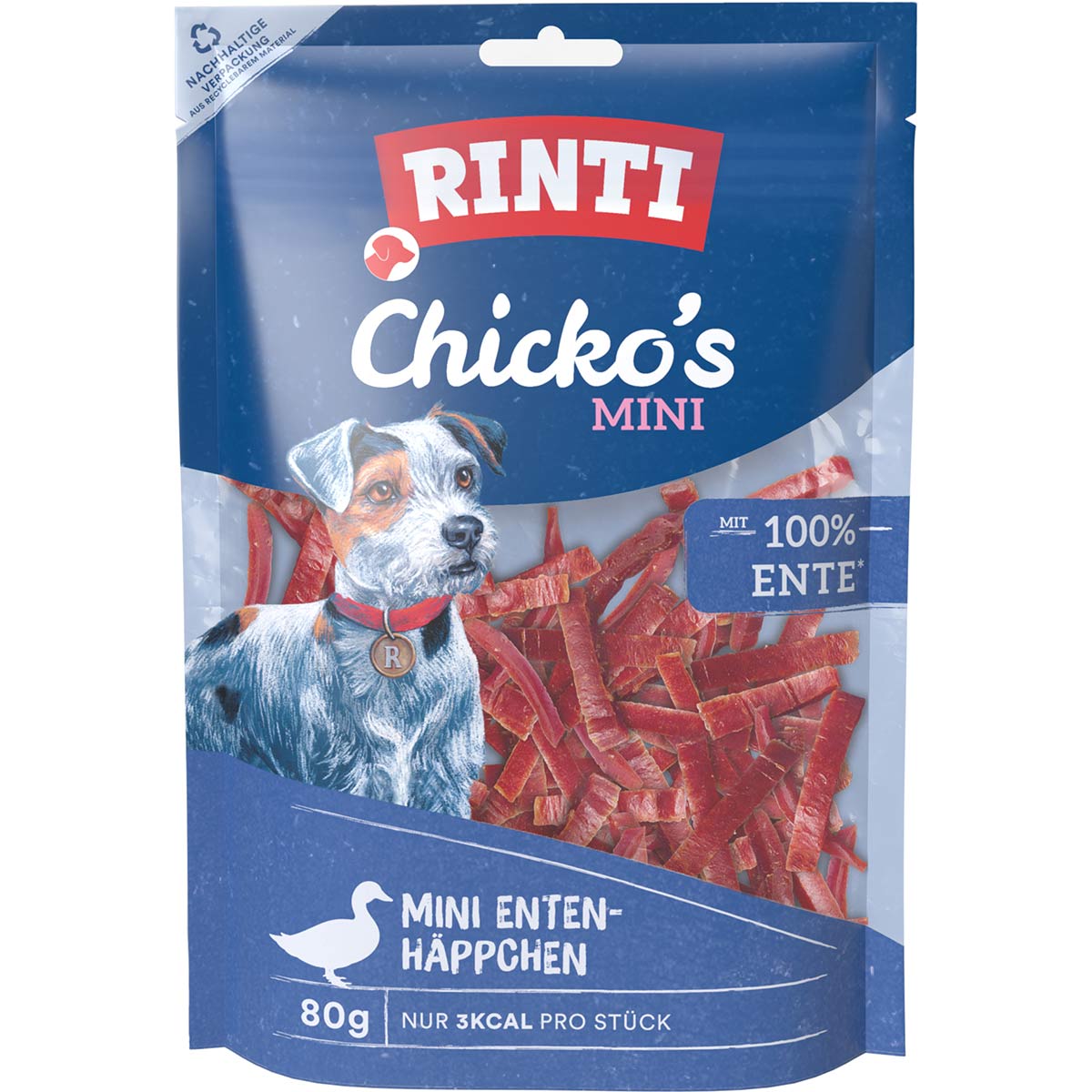 RINTI Chicko's MINI Enten-Häppchen 80 g